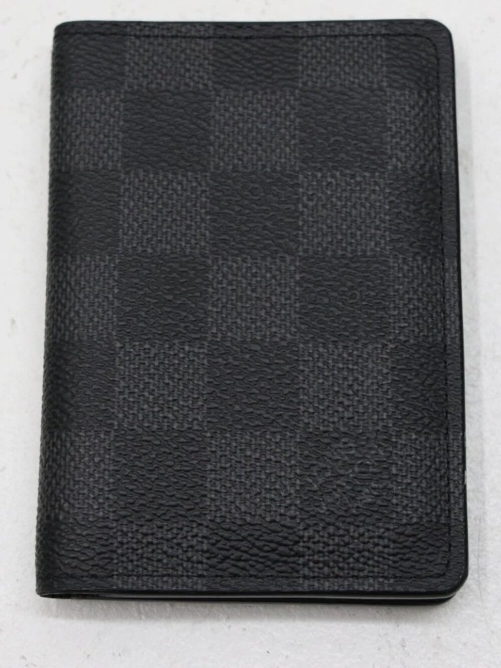 Louis Vuitton N63143 Damier Graphite Canvas Pocket Organizer Wallet